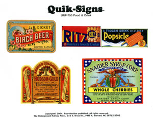 FOOD AND DRINK DECALS